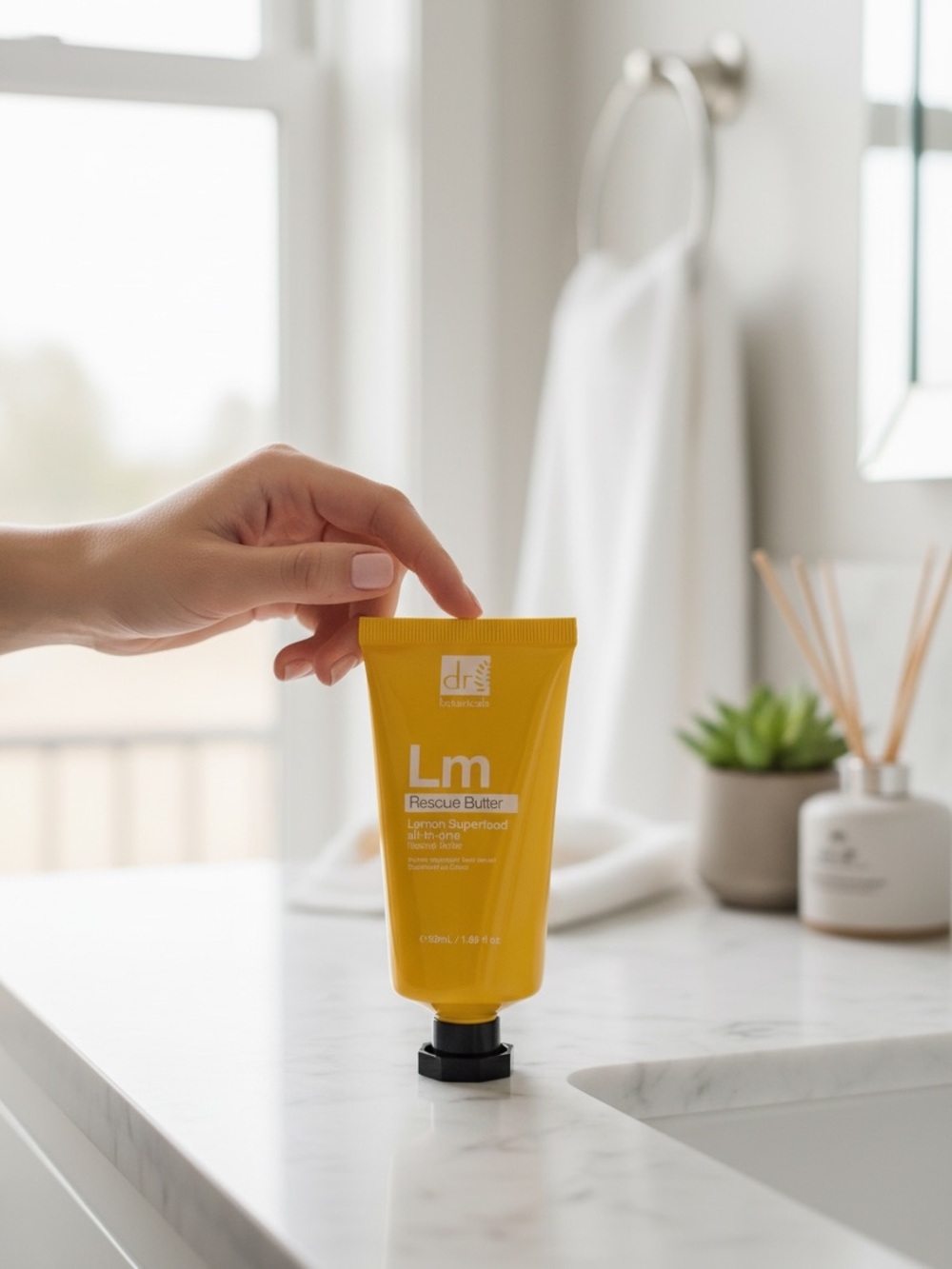 Dr Botanicals Lemon Superfood Rescue Butter NIB | Natural Vegan Skin Repair 50mL